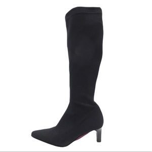 Made in Italy | Vintage Ralph Lauren | Black Neoprene Stretch Calf High Boots